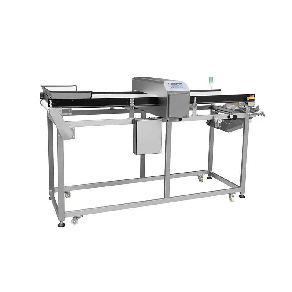 Metalldetektor mit Klappenausschleusung für Schüttgüter