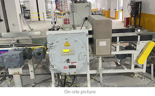 Explosionsgesch&uuml;tzter Metalldetektor