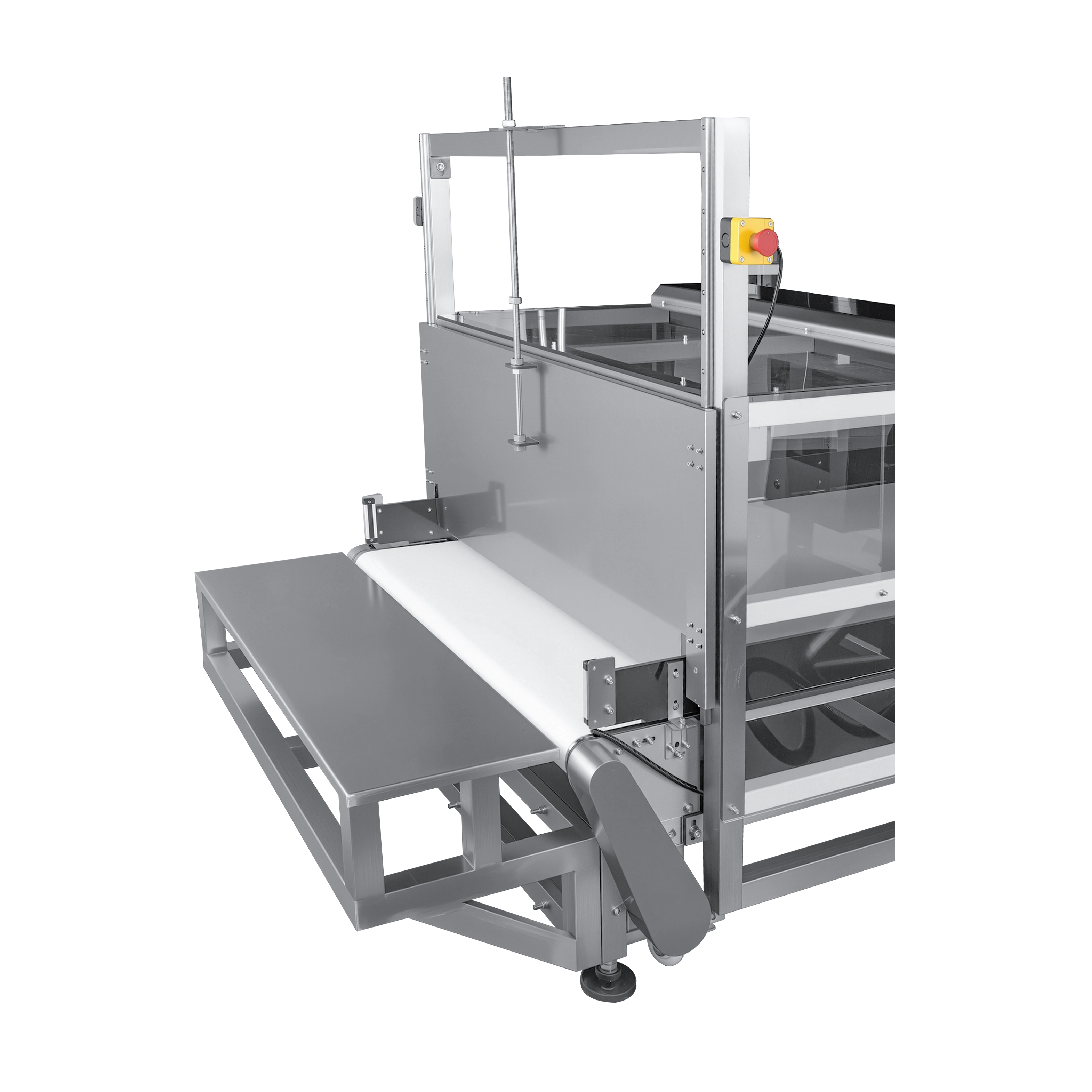 Metalldetektor mit vier transparenten Abdeckungen für elektronische Produkte