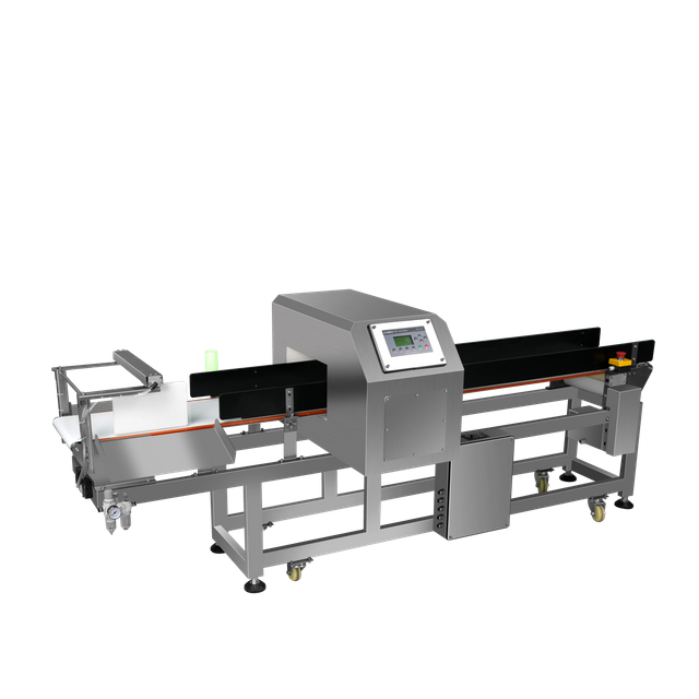 Metalldetektor mit Links- und Rechtsausleitung für Snacks