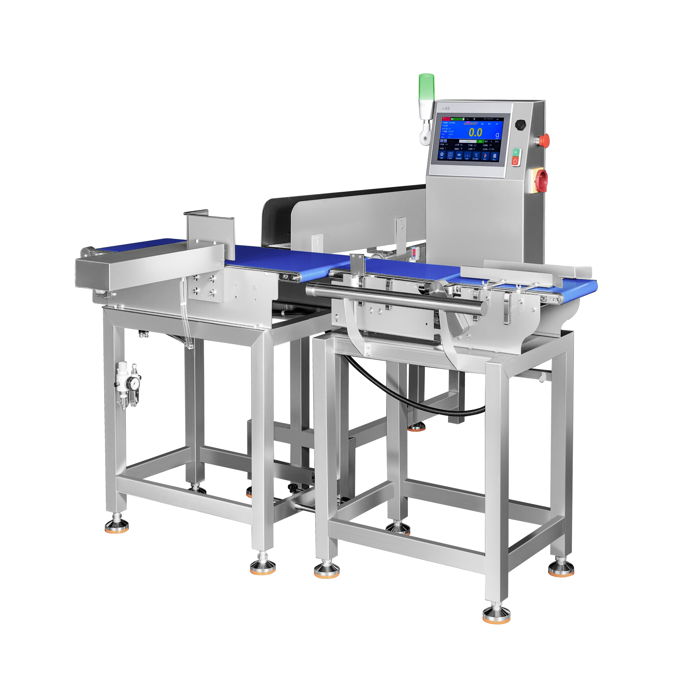 Kontrollwaage für Produkte in großen Flaschen