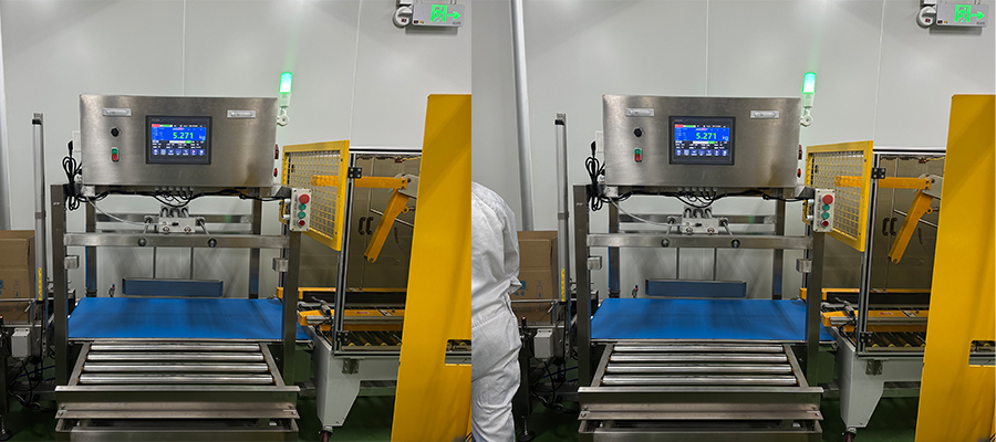 Einzelabschnitt-Kontrollwaage im Feldeinsatz