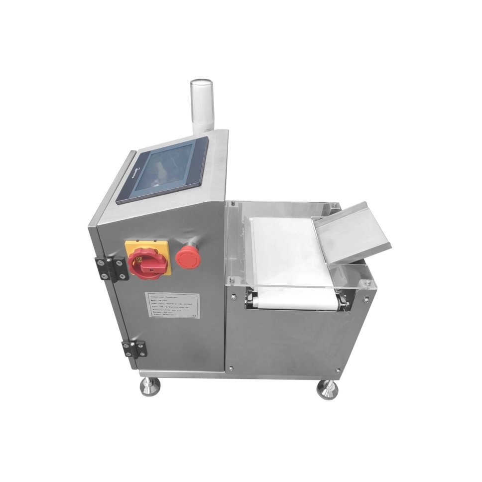 Stopp- und Wiegebandwaage für kleine Verpackungsprodukte