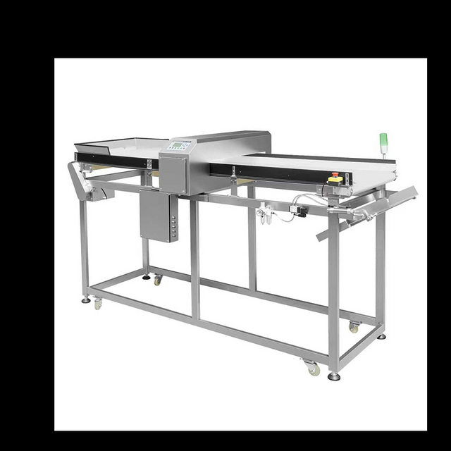 Metalldetektor mit Klappenausschleusung für Schüttgüter