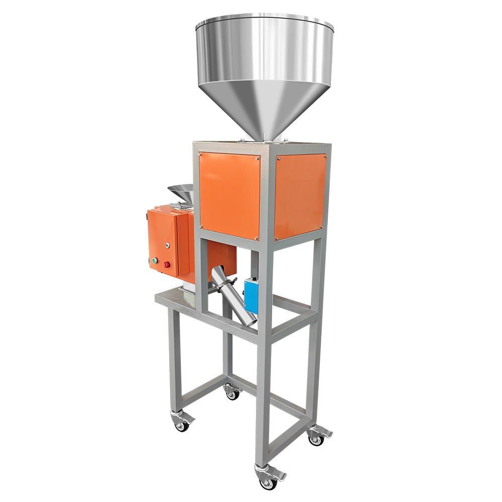 Freifall-Metallabscheider mit Vibrationszuführung für Kunststoff