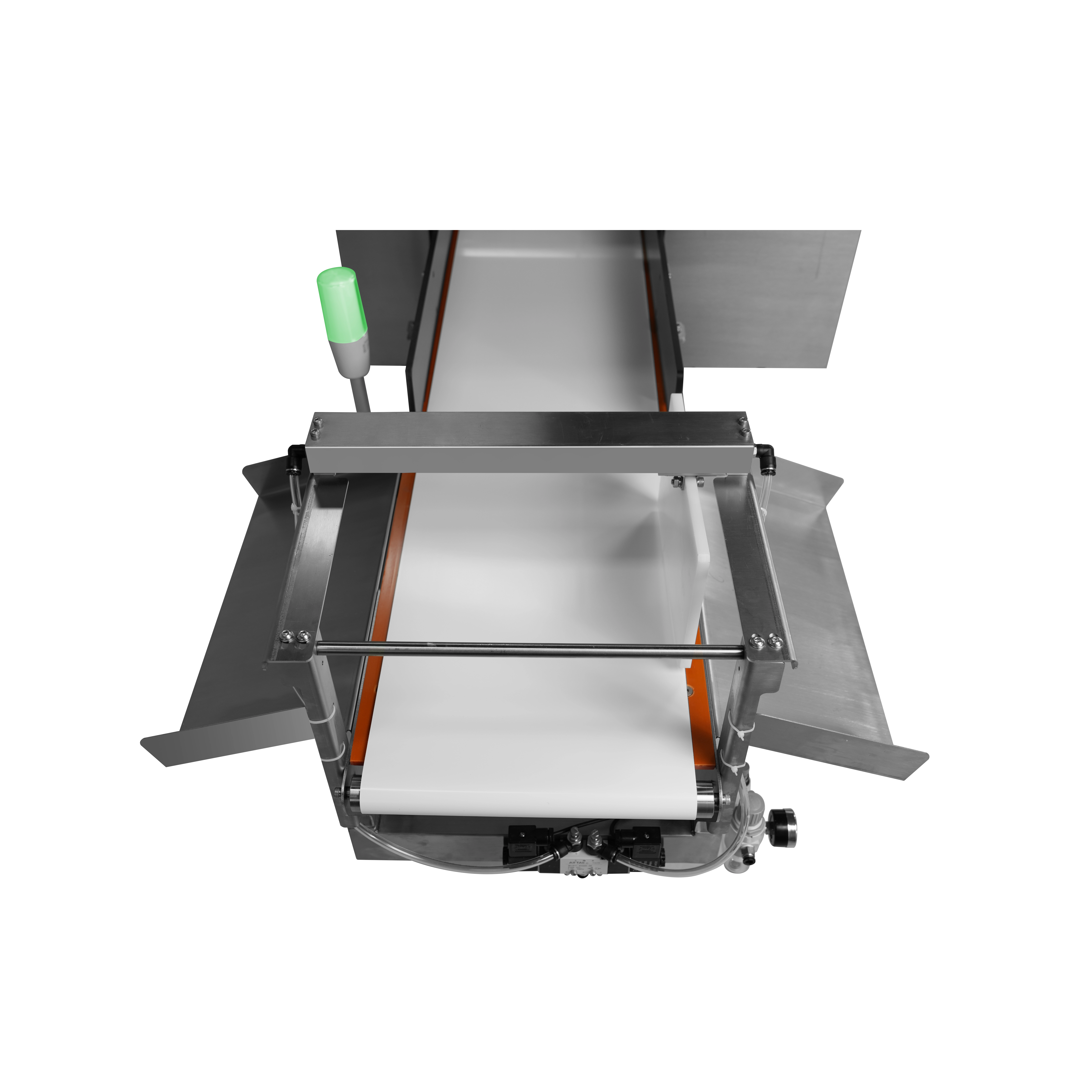 Metalldetektor mit Links- und Rechtsausleitung für Snacks