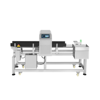 Metalldetektor mit Pusher-Ablehnung für mittelgroße Produkte