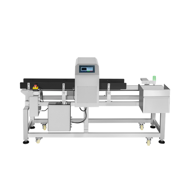 Metalldetektor mit Pusher-Ablehnung für mittelgroße Produkte