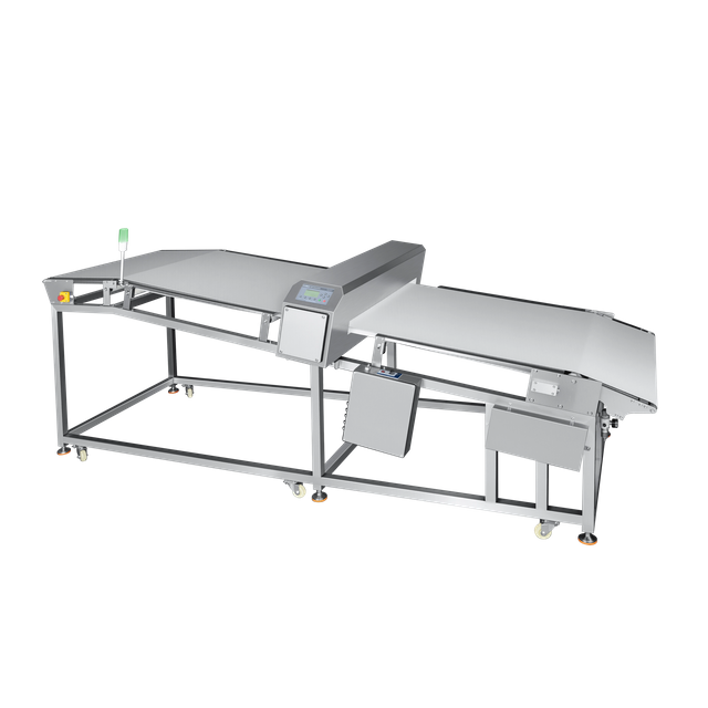 Schrägmetalldetektor für Backwaren 